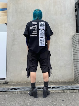 「L.H.P Private Brand（エルエイチピープライベートブランド）のアイテム（トップス）」を使った、ながさきたいがさん（メンズ・169cm）の夏コーディネート