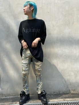 「アロハシャツ」｜ながさきたいがさん（メンズ・169cm）の夏コーディネート