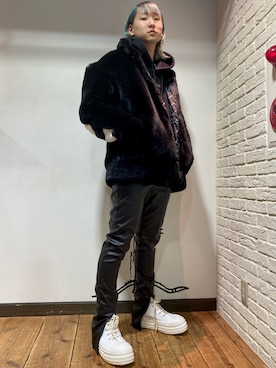 「L.H.P（エルエイチピー）のアイテム（パーカー）」を使った、ながさきたいがさん（メンズ・169cm）の秋コーディネート