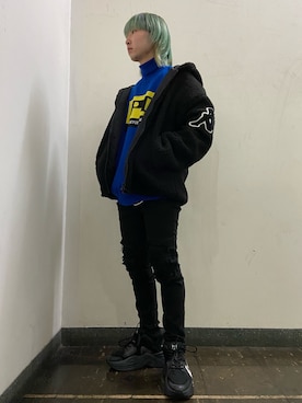 ながさきたいがさん（メンズ・169cm）の冬コーディネート