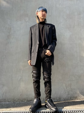 ながさきたいがさん（メンズ・169cm）の冬コーディネート