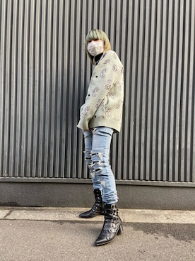 ながさきたいがさん（メンズ・169cm）の冬コーディネート