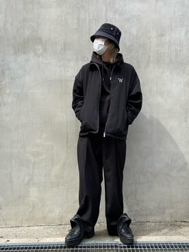 「KaneZ（ケインズ）のアイテム」を使った、ながさきたいがさん（メンズ・169cm）の春コーディネート