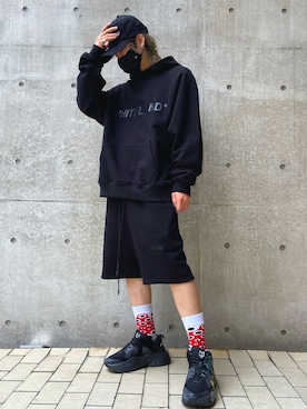 「L.H.P Private Brand（エルエイチピープライベートブランド）のアイテム」を使った、ながさきたいがさん（メンズ・169cm）の春コーディネート