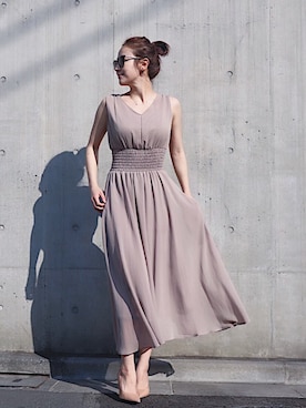 「紫」｜SHEERさん（レディース・158cm）の夏コーディネート