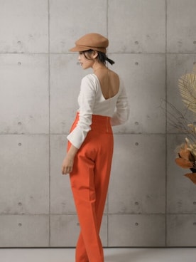 「SHEER flow（シアーフロウ）のアイテム（トップス）」を使った、SHEERさん（レディース・158cm）の夏コーディネート