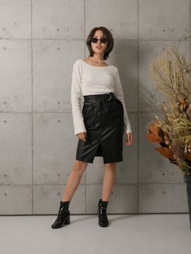 「SHEER flow（シアーフロウ）のアイテム」を使った、SHEERさん（レディース・158cm）の夏コーディネート