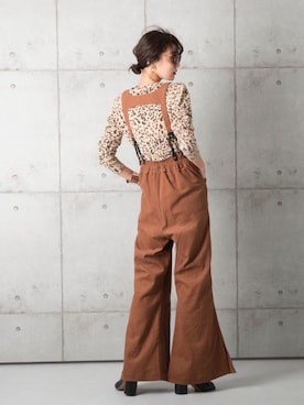 「SHEER flow（シアーフロウ）のアイテム」を使った、SHEERさん（レディース・158cm）の秋コーディネート