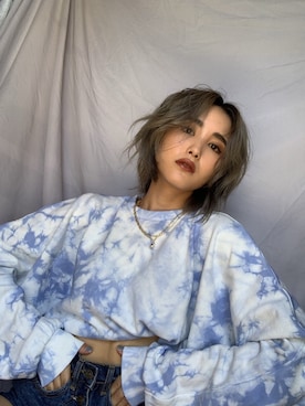 「SHEER flow（シアーフロウ）のアイテム」を使った、SHEERさん（レディース・158cm）の秋コーディネート