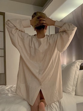 「SHEER flow（シアーフロウ）のアイテム」を使った、SHEERさん（レディース・158cm）の秋コーディネート