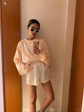 「くすみカラー」｜SHEERさん（レディース・158cm）の秋コーディネート