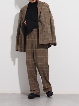 「SHEER flow（シアーフロウ）のアイテム（トップス）」を使った、SHEERさん（レディース・158cm）の秋コーディネート