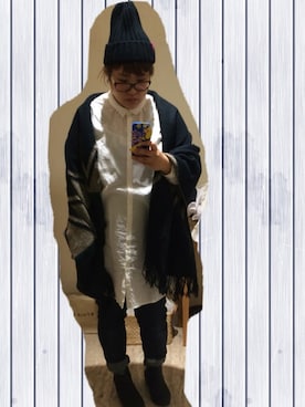 「アイテム（シャツワンピース）」を使った、A8Pさん（レディース・155cm・20代）の秋コーディネート