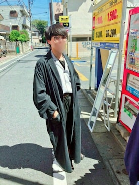 「タケオキクチ(TAKEO KIKUCHI)」｜「アイテム（ミリタリージャケット）」を使った、ぷしーんさん（メンズ・170cm）の夏コーディネート