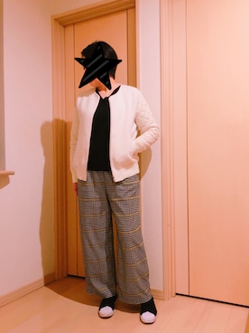 「JEANASIS（ジーナシス）のアイテム（ノーカラージャケット）」を使った、KOALAMAMAさん（レディース・163cm）の春コーディネート
