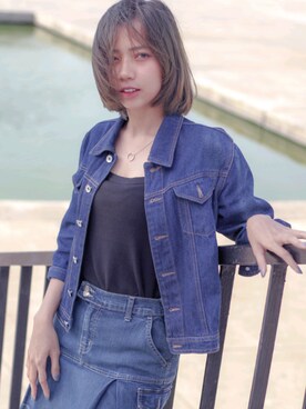 「Original.（オリジナル）のアイテム（ジャケット/アウター）」を使った、taniachanさん（レディース・165cm）の春コーディネート