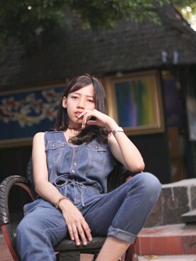 「Original.（オリジナル）のアイテム（ジャケット/アウター）」を使った、taniachanさん（レディース・165cm）の春コーディネート