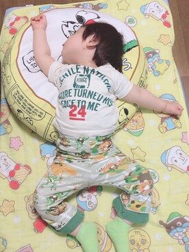 「BIT'Z（ビッツ）のアイテム」を使った、yuikunさん（キッズ・90cm）の夏コーディネート