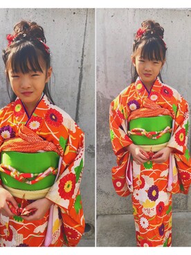 石川 りかさんの（kimono | キモノ）を使ったコーディネート