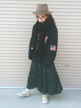 「CONVERSE（コンバース）のconverse（コンバース） ALL STAR OX（オールスターOX）（スニーカー）」を使った、ｅｒａさん（レディース・158cm）の冬コーディネート