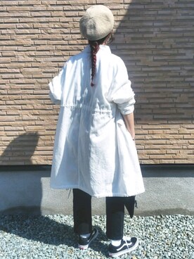 「select MOCA（セレクトモカ）のアイテム（つなぎ/オールインワン）」を使った、ｅｒａさん（レディース・158cm）の春コーディネート