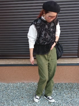 「ハイネックトップス」｜ｅｒａさん（レディース・158cm）の秋コーディネート