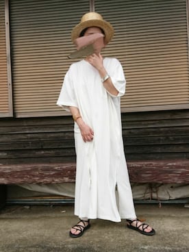 「Sheson（シーズン）のアイテム（ワンピース/ドレス）」を使った、ｅｒａさん（レディース・158cm）の夏コーディネート