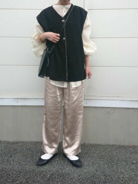 「LOWRYS FARM（ローリーズファーム）のバレエシューズ　802200（バレエシューズ）」を使った、ｅｒａさん（レディース・158cm）の春コーディネート