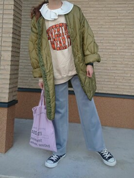 「アイテム（アナログ腕時計）」を使った、ｅｒａさん（レディース・158cm）の秋コーディネート