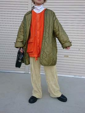「スニーカーブーツ」｜「アイテム（アクセサリー）」を使った、ｅｒａさん（レディース・158cm）の冬コーディネート