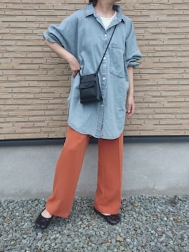 「ミニショルダー」｜「アイテム（その他）」を使った、ｅｒａさん（レディース・158cm）の春コーディネート