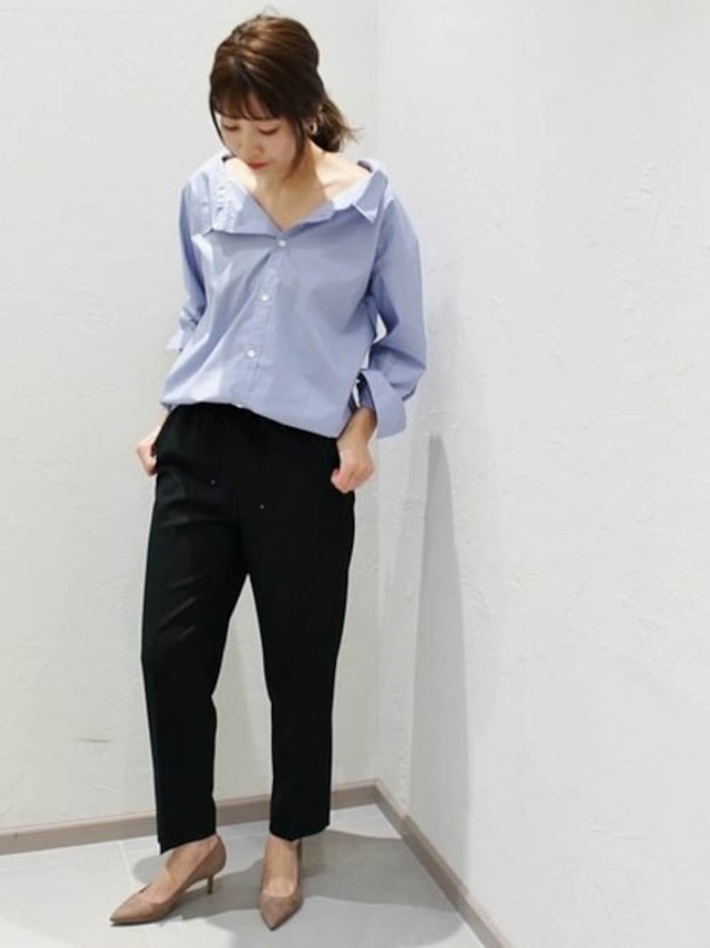 Plage オフショルダーBIGシャツ plage（プラージュ）の「オフショルダーBigシャツ◇（シャツ/ブラウス