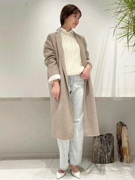 「plage（プラージュ）のアイテム（その他アウター）」を使った、AYAさん（レディース・167cm）の秋コーディネート