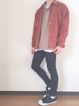 「アイテム（ブルゾン）」を使った、ゆっこさん（メンズ・168cm・10代）の冬コーディネート