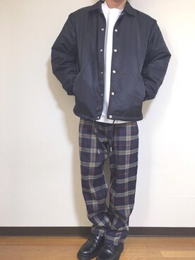 「アイテム（ブルゾン）」を使った、ゆっこさん（メンズ・168cm・10代）の冬コーディネート