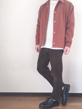 「アイテム（ブルゾン）」を使った、ゆっこさん（メンズ・168cm・10代）の冬コーディネート