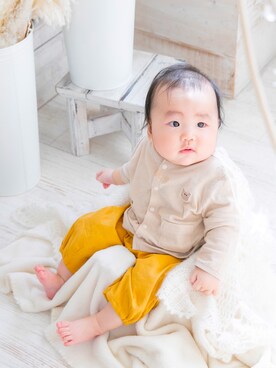 「西松屋コーデ」｜hinaさん（キッズ・70cm）の春コーディネート