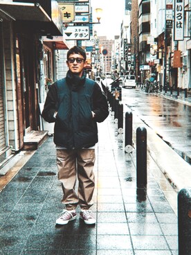 「アイテム（ブルゾン）」を使った、DSKさん（メンズ・167cm・40代）の冬コーディネート