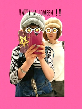 「wearhalloween2017」｜「アイテム（ジャンパースカート）」を使った、kpy.さん（レディース・150cm）の秋コーディネート