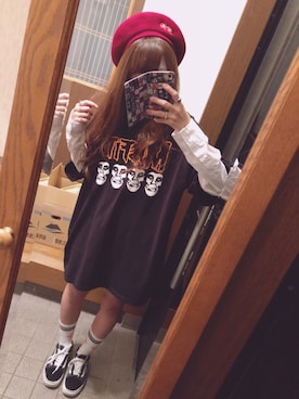 「Candy Stripper」｜「アイテム（その他）」を使った、桃 さん（レディース・164cm）の秋コーディネート