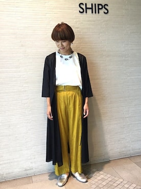 「STATUS」｜隈元さん（レディース・158cm）の春コーディネート