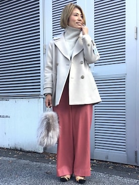 「SHIPS」｜「アイテム（その他シューズ）」を使った、隈元さん（レディース・158cm）の秋コーディネート