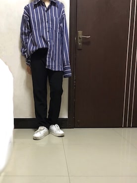 「COS（コス）のアイテム（スラックス）」を使った、PinataAngusさん（メンズ・170cm）の夏コーディネート