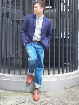 リバティーシャツ のメンズ人気ファッションコーディネート Wear