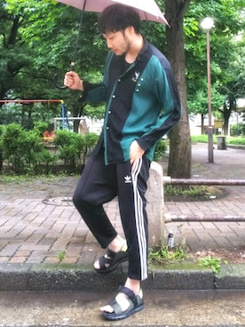 まっちゃんさん（メンズ・183cm）の夏コーディネート