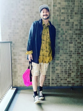 まっちゃんさん(メンズ・183cm)の春コーディネート