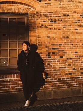 「CABANE de ZUCCa（カバンドズッカ）のアイテム（スニーカー）」を使った、ノッキーさん（メンズ・170cm）の秋コーディネート