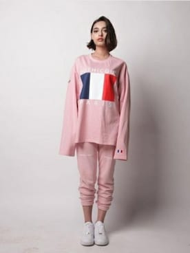 「Understudyclub（アンダースタディクラブ）のアイテム（Tシャツ/カットソー）」を使った、understudyclubさん（レディース・165cm）の冬コーディネート