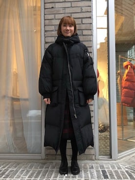 「コーディネート」｜「アイテム（マウンテンパーカー）」を使った、understudyclubさん（レディース・165cm）の冬コーディネート