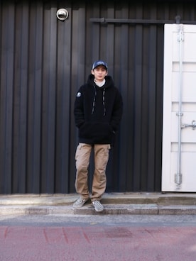 「Understudyclub（アンダースタディクラブ）のアイテム」を使った、understudyclubさん（メンズ・175cm）の冬コーディネート